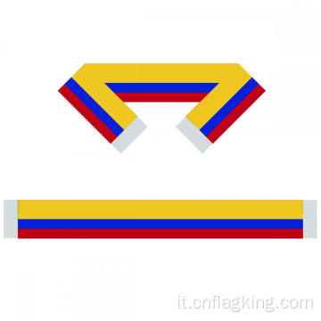 Sciarpa dei tifosi di calcio della sciarpa della squadra di calcio della bandiera della Colombia Scart di 15*150CM
